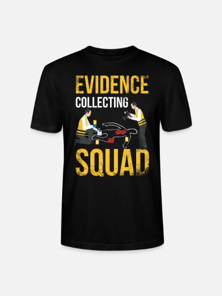 Evidence Collection Squad, Investigator - Stanley/Stella CRAFTER Unisex Organic T-Shirt - black