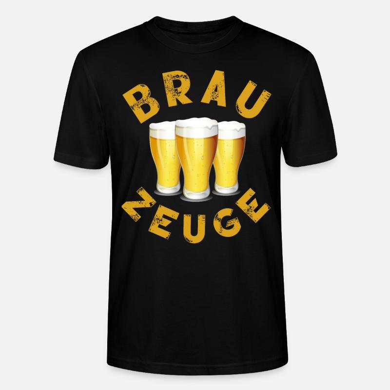Brewman Beer Drinker - Stanley/Stella Unisex Bio-T-Shirt CRAFTER - Schwarz