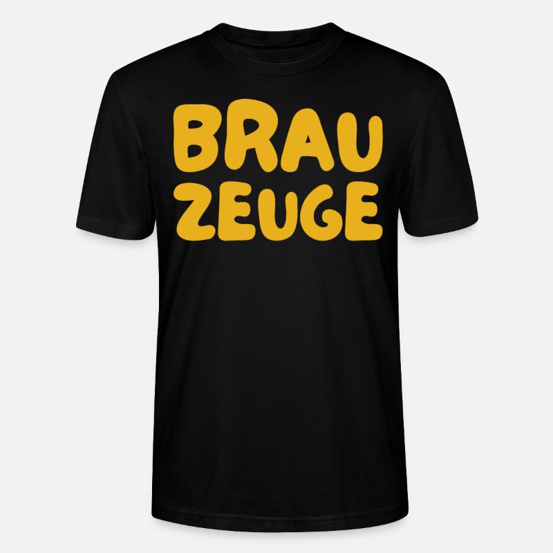 Brewman Beer Drinker - Stanley/Stella Unisex Bio-T-Shirt CRAFTER - Schwarz