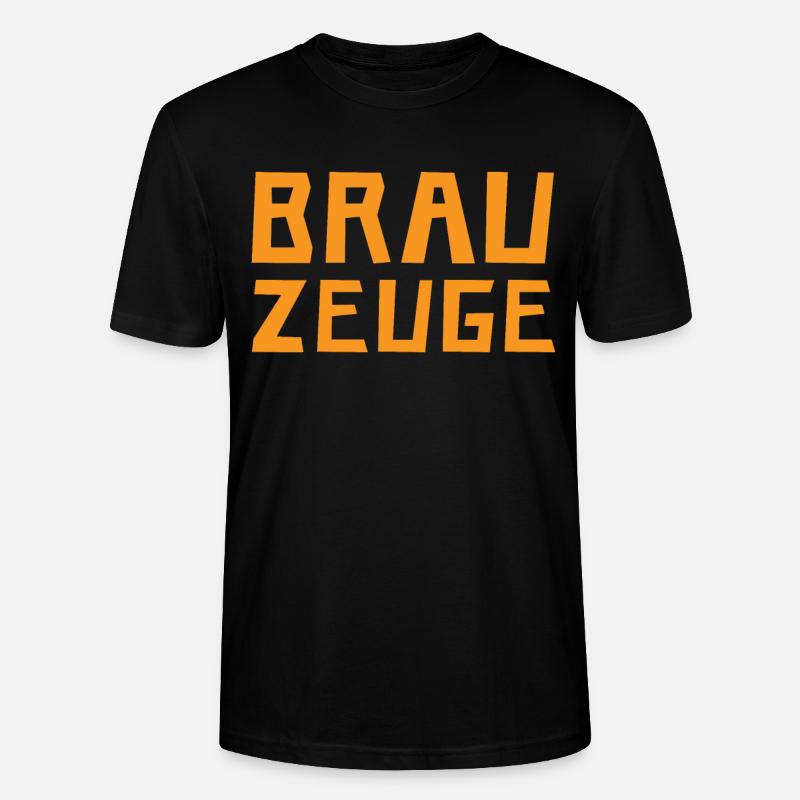 Brewman Beer Drinker - Stanley/Stella Unisex Bio-T-Shirt CRAFTER - Schwarz