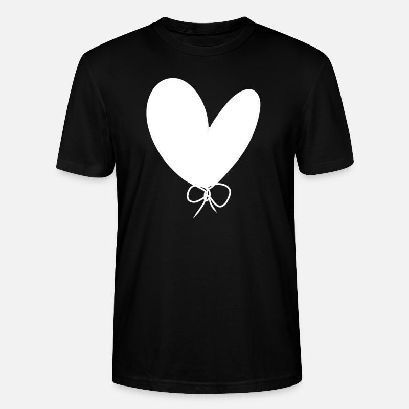 Icône de cœur d’arc - T-shirt bio CRAFTER Stanley Stella Unisexe - noir