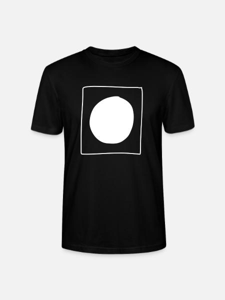Circle Square Symbol Shape - Stanley/Stella CRAFTER Unisex Organic T-Shirt - black