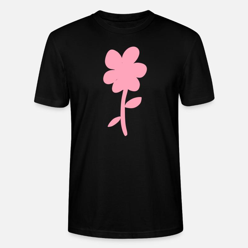 Symbole fleur Nature Plante - T-shirt bio CRAFTER Stanley Stella Unisexe - noir