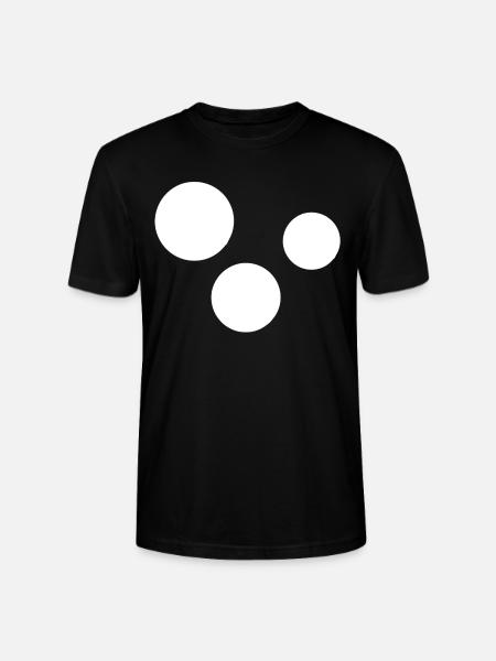 Three Circles Circle - Stanley/Stella CRAFTER Unisex Organic T-Shirt - black