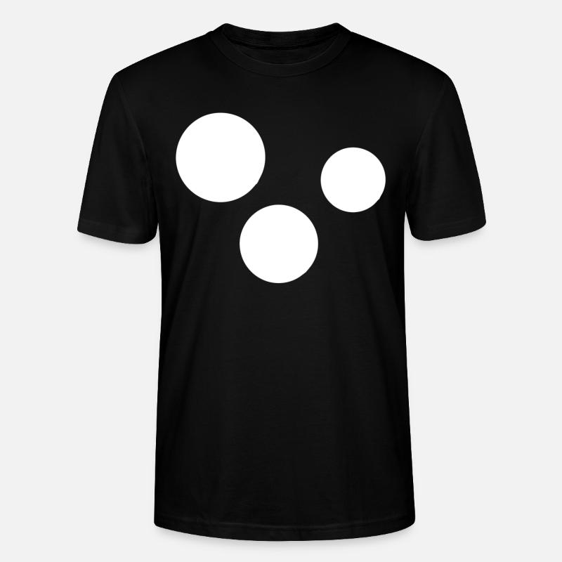 Three Circles Circle - Stanley/Stella CRAFTER Unisex Organic T-Shirt - black