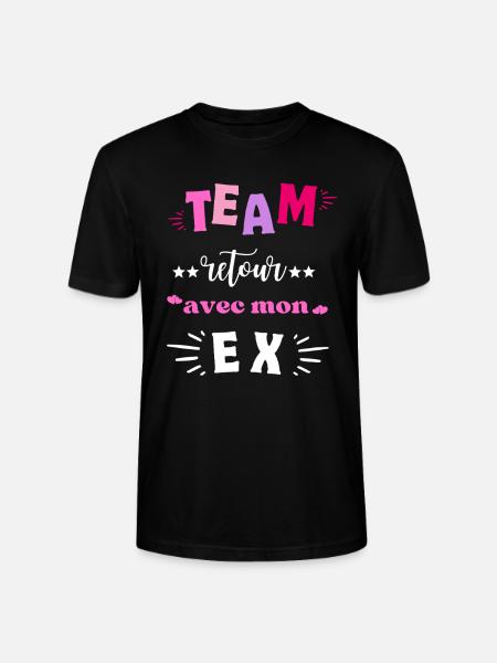 Team Retour avec Mon Ex - T-shirt bio CRAFTER Stanley Stella Unisexe - noir