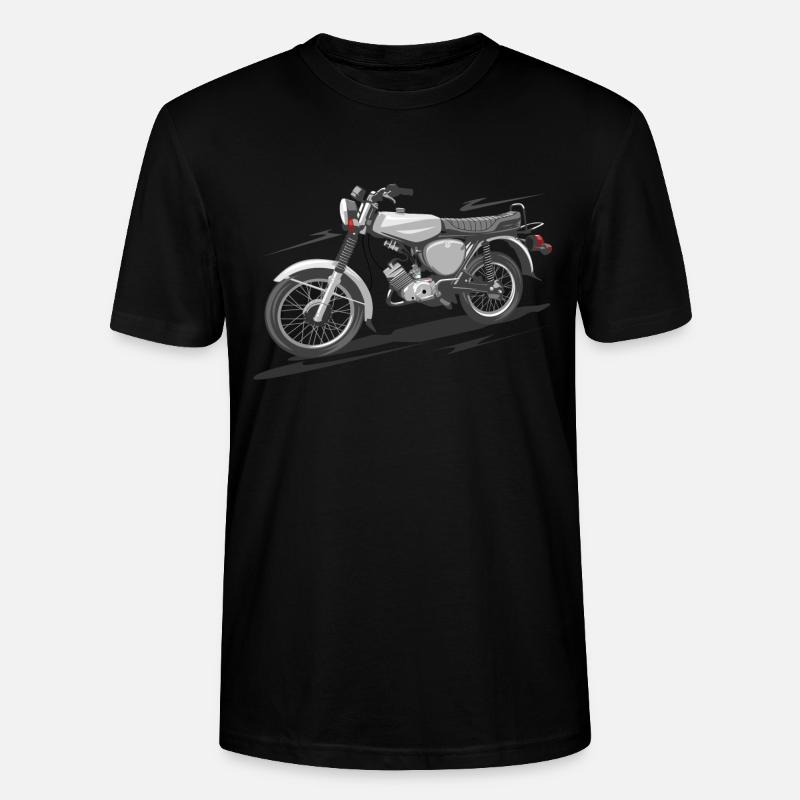 Zweitakt DDR Simson S51 - Stanley/Stella Unisex Bio-T-Shirt CRAFTER - Schwarz