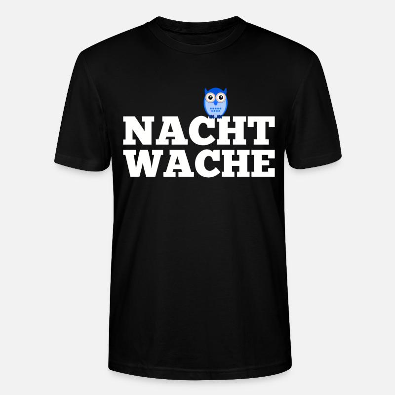 Nachtwache - Stanley/Stella Unisex Bio-T-Shirt CRAFTER - Schwarz