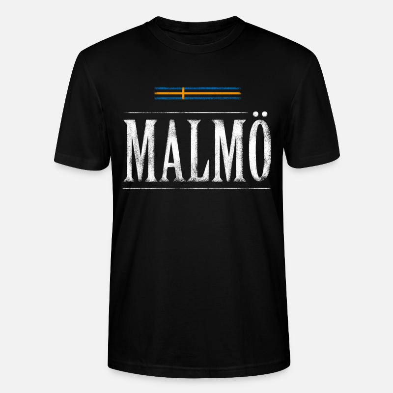Malmö - Stanley/Stella Unisex Bio-T-Shirt CRAFTER - Schwarz