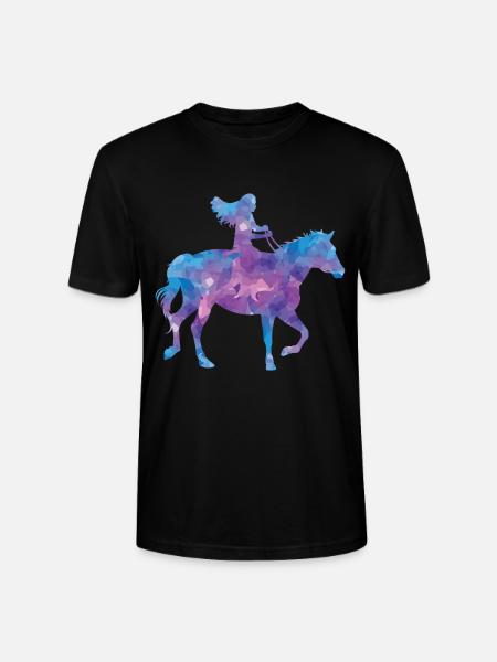 Balade à cheval - T-shirt bio CRAFTER Stanley Stella Unisexe - noir