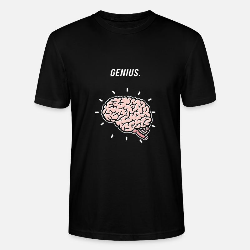 GENIUS. - Stanley/Stella Unisex Bio-T-Shirt CRAFTER - Schwarz