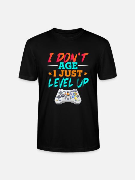 Old gamer gamer - Stanley/Stella CRAFTER Unisex Organic T-Shirt - black
