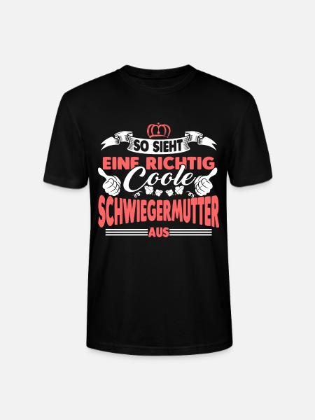 Coole Schwiegermutter Geschenk - Stanley/Stella Unisex Bio-T-Shirt CRAFTER - Schwarz