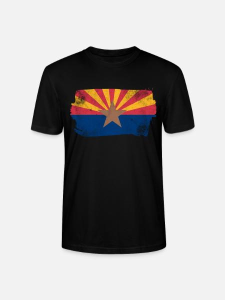 Drapeau de l’Arizona - T-shirt bio CRAFTER Stanley Stella Unisexe - noir