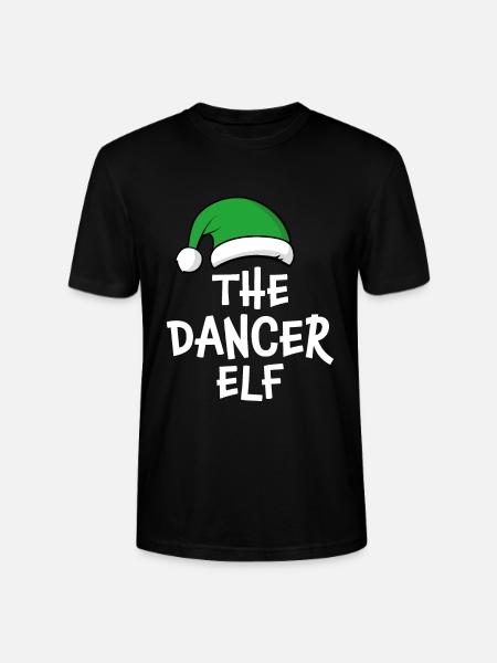 The Dancer Elf - Stanley/Stella CRAFTER Unisex Organic T-Shirt - black