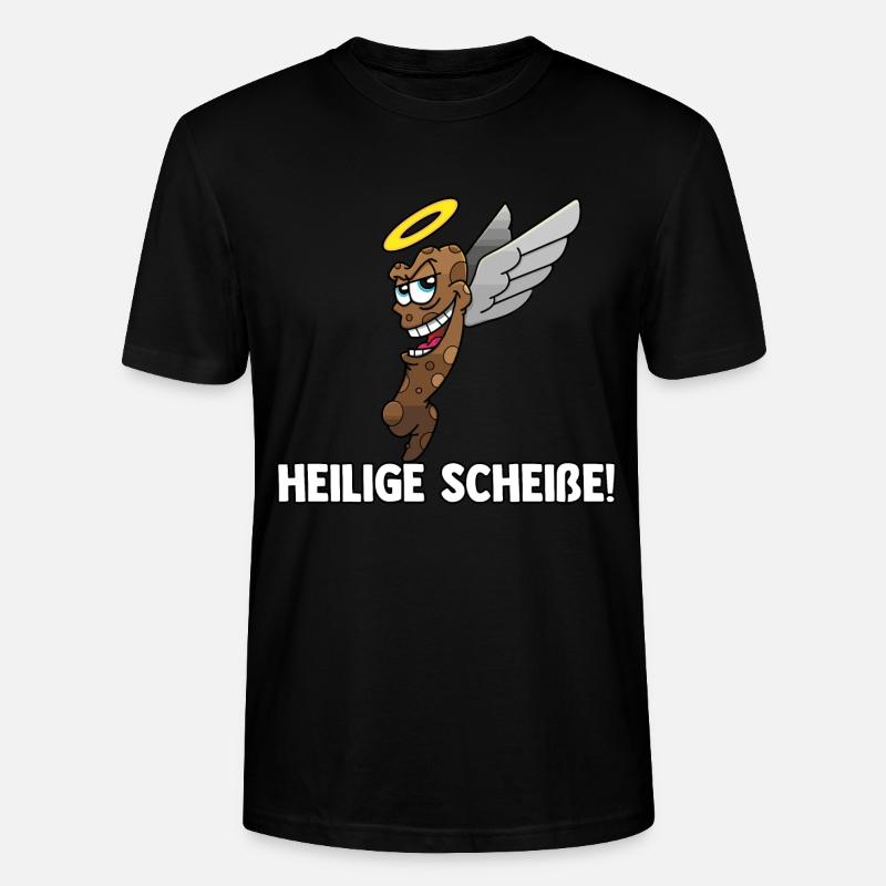 Heilige Scheiße - Stanley/Stella Unisex Bio-T-Shirt CRAFTER - Schwarz