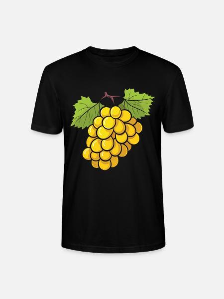 Weintrauben Symbol - Stanley/Stella Unisex Bio-T-Shirt CRAFTER - Schwarz