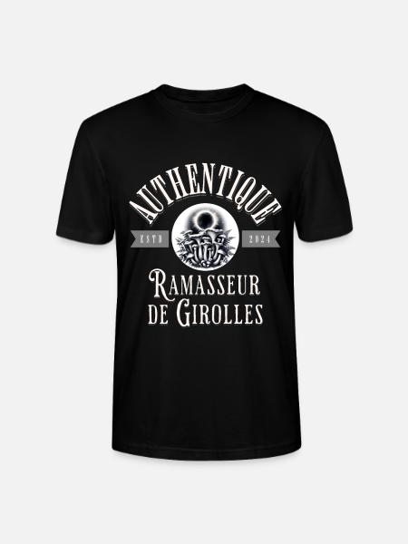 Authentique ramasseur de girolles - T-shirt bio CRAFTER Stanley Stella Unisexe - noir
