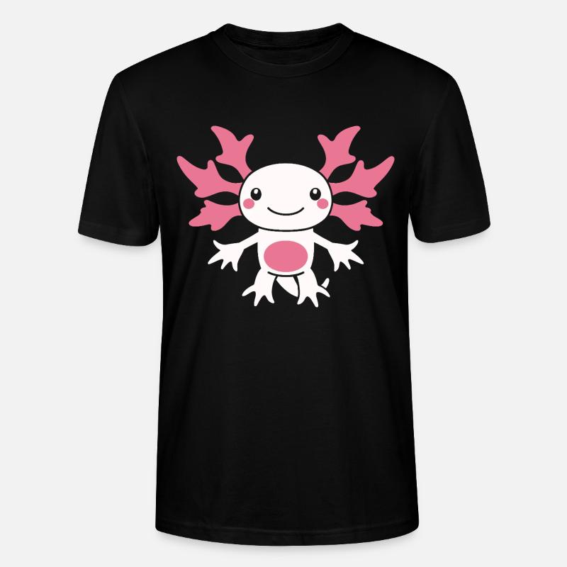 Axolotl - Stanley/Stella Unisex Bio-T-Shirt CRAFTER - Schwarz
