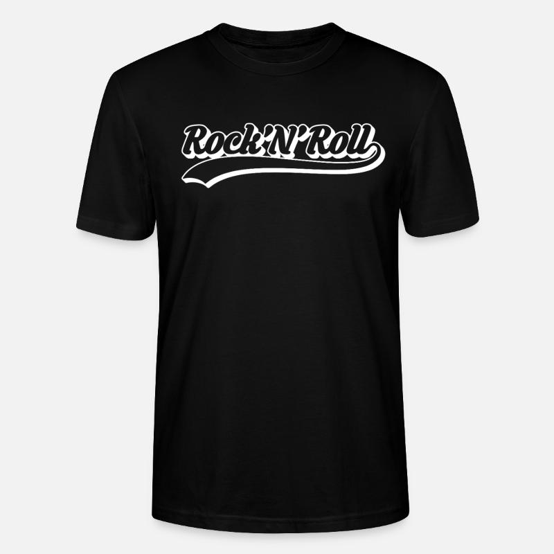 Scénario rétro du rock 'n' roll - T-shirt bio CRAFTER Stanley Stella Unisexe - noir