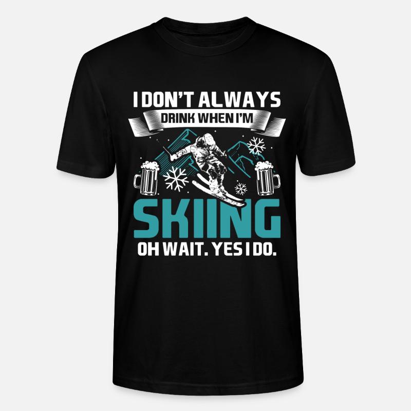 Apres-Ski - Stanley/Stella Unisex Bio-T-Shirt CRAFTER - Schwarz