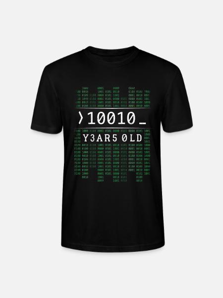 10010 ANS CODE BINAIRE CADEAU DE 18ÈME ANNIVERSAIRE - T-shirt bio CRAFTER Stanley Stella Unisexe - noir