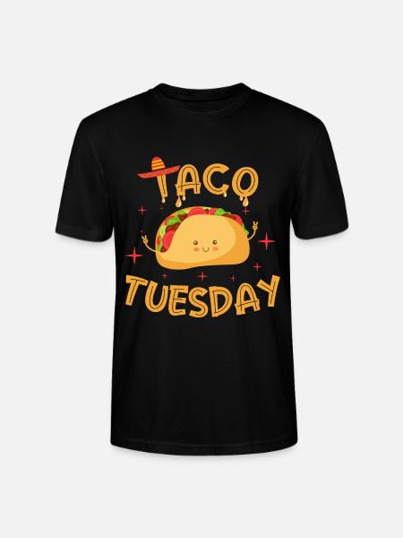 taco tuesday - Stanley/Stella CRAFTER Unisex Organic T-Shirt - black