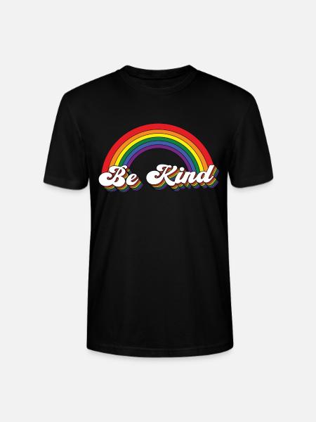 Be Child Rainbow - Stanley/Stella CRAFTER Unisex Organic T-Shirt - black