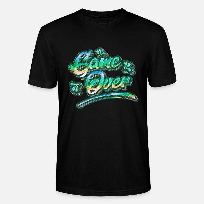 Game Over Graffiti - T-shirt bio CRAFTER Stanley Stella Unisexe - noir