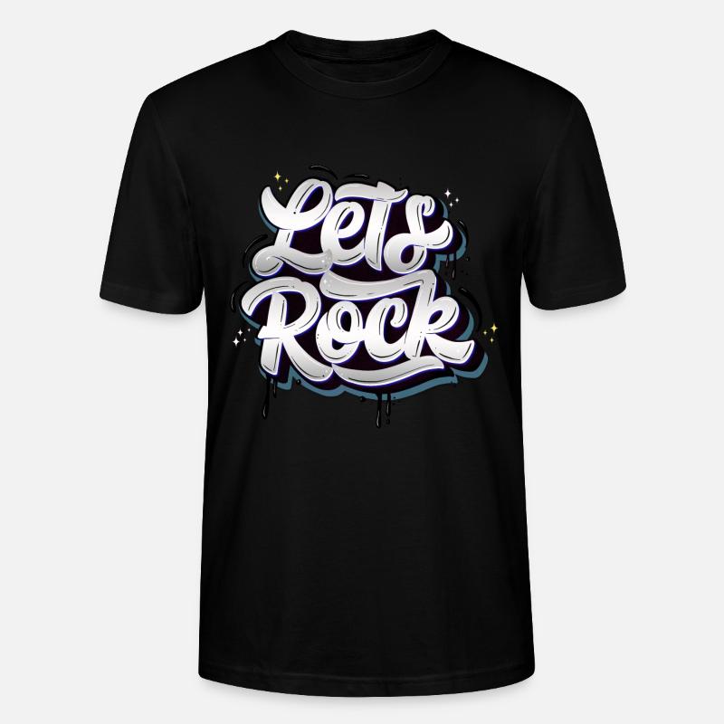 Let's Rock - Stanley/Stella Unisex Bio-T-Shirt CRAFTER - Schwarz