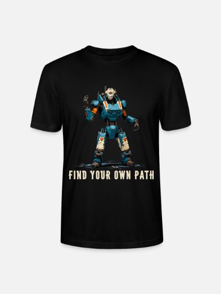 Find Your Own Path 2 - Stanley/Stella CRAFTER Unisex Organic T-Shirt - black