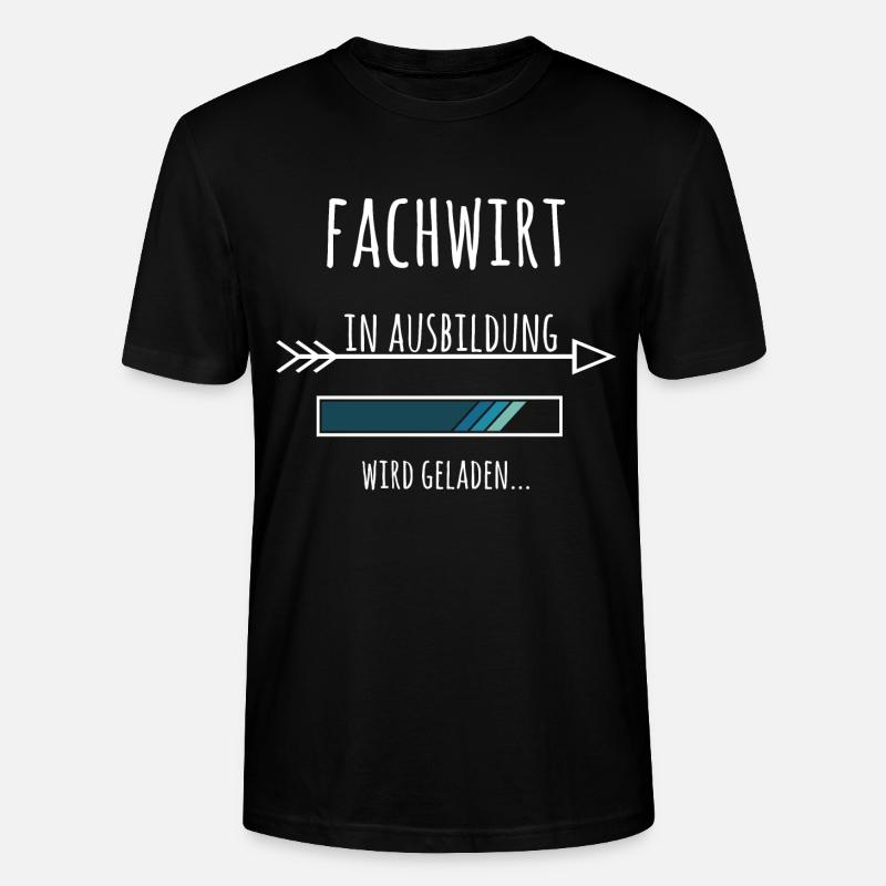 Fachwirt Weiterbildung Ausbildung Beruf - Stanley/Stella Unisex Bio-T-Shirt CRAFTER - Schwarz