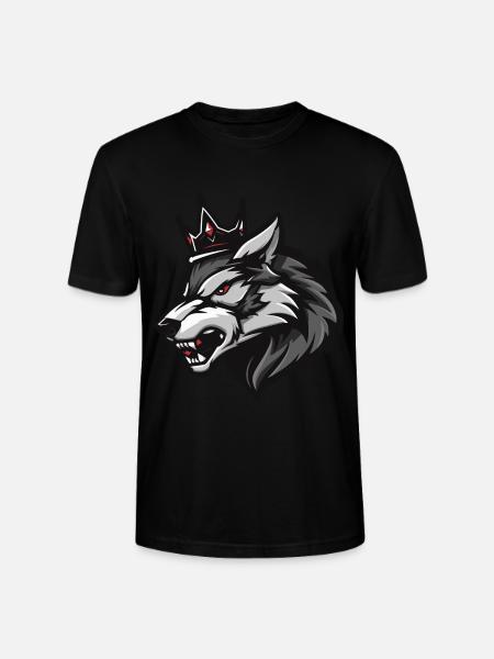 Wolf Krone - Stanley/Stella Unisex Bio-T-Shirt CRAFTER - Schwarz