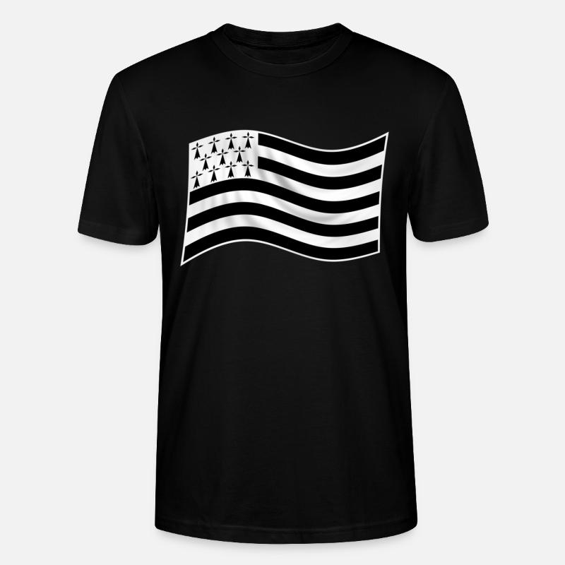 Flagge Großbritannien - Stanley/Stella Unisex Bio-T-Shirt CRAFTER - Schwarz