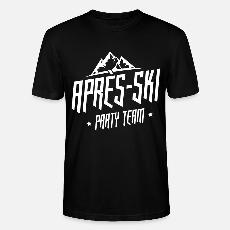 fête d'équipe après ski - T-shirt bio CRAFTER Stanley Stella Unisexe - noir