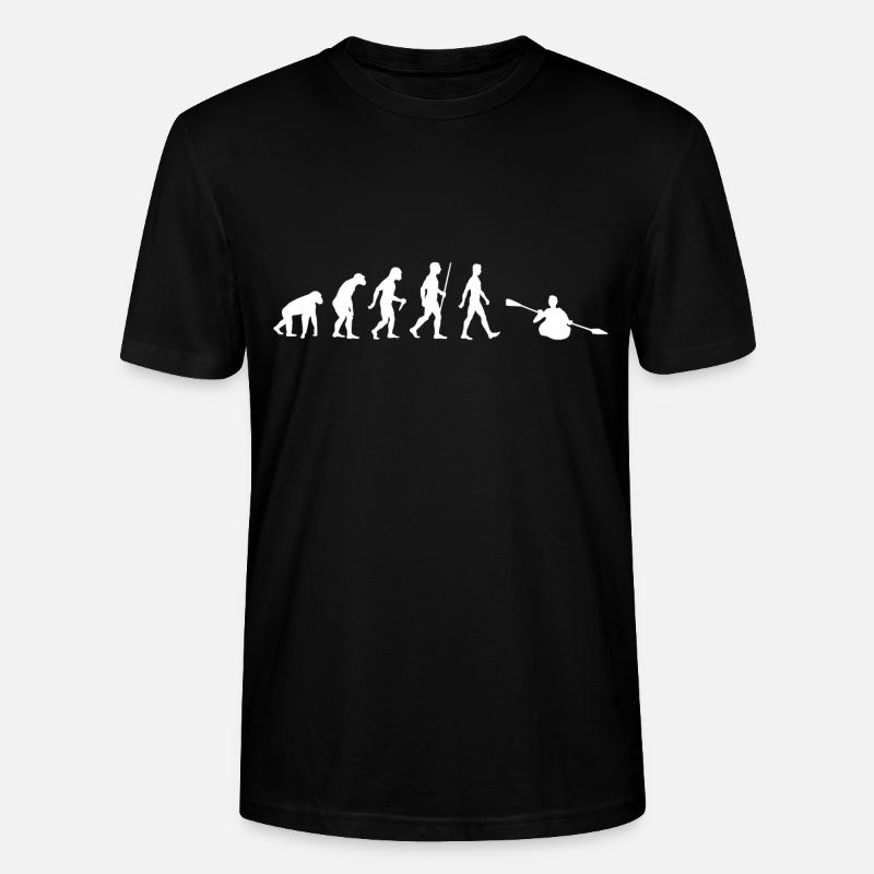 Canoë Kayak Evolution - T-shirt bio CRAFTER Stanley Stella Unisexe - noir