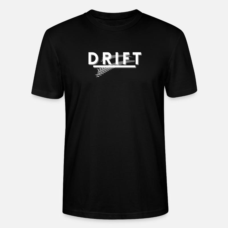 Drift. cadeau drift voiture - T-shirt bio CRAFTER Stanley Stella Unisexe - noir