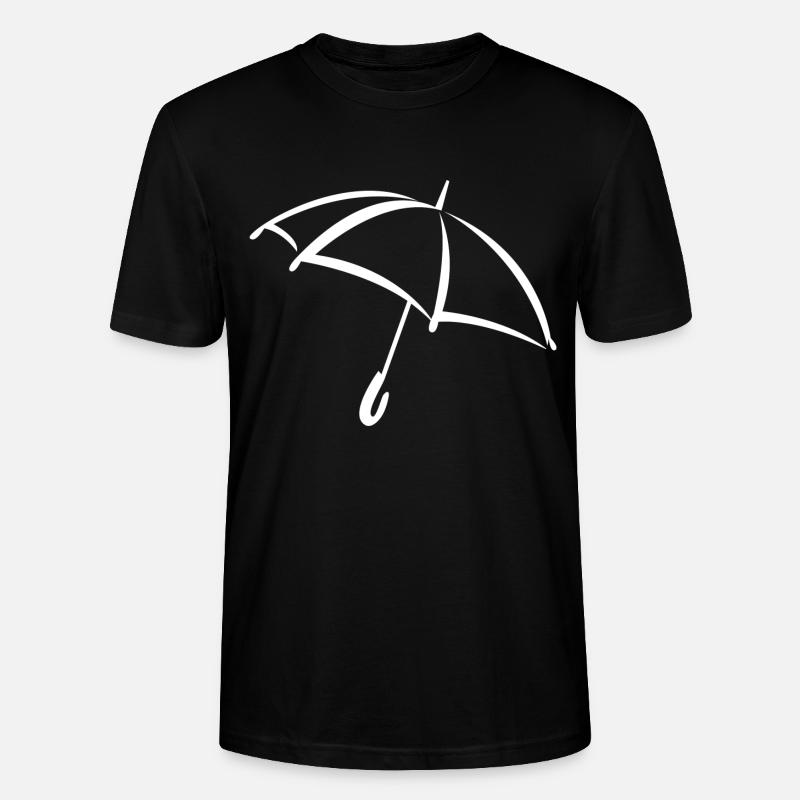 Parapluie - T-shirt bio CRAFTER Stanley Stella Unisexe - noir