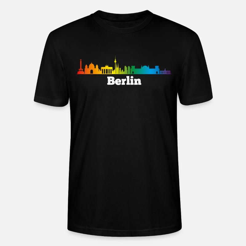 Skyline Berlin, LGBT - Stanley/Stella Unisex Bio-T-Shirt CRAFTER - Schwarz