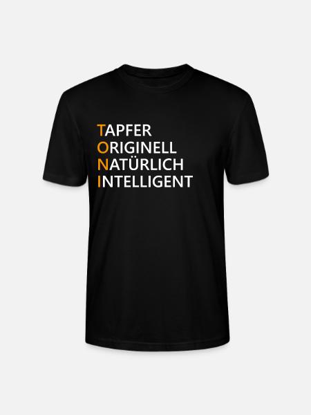 Toni Name Geschenk - Stanley/Stella Unisex Bio-T-Shirt CRAFTER - Schwarz