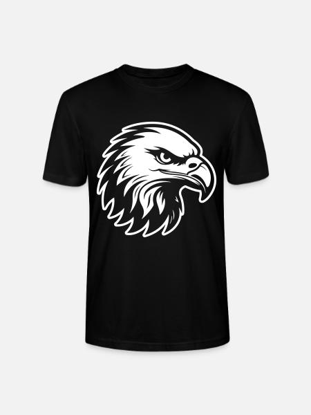 Eagle Head - Stanley/Stella CRAFTER Unisex Organic T-Shirt - black