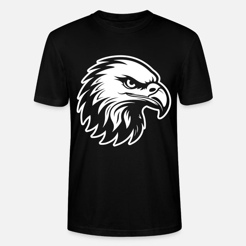 Tête d’aigle - T-shirt bio CRAFTER Stanley Stella Unisexe - noir