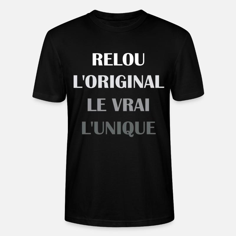 relou - T-shirt bio CRAFTER Stanley Stella Unisexe - noir