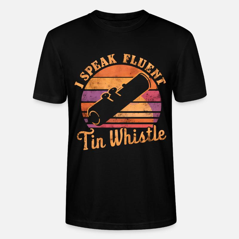 Tin Whistle - Stanley/Stella Unisex Bio-T-Shirt CRAFTER - Schwarz