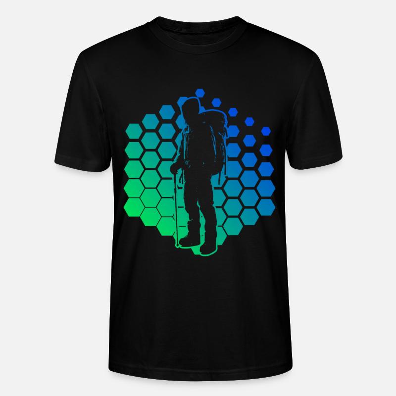 Climber Bouldering Boulder Climber Climbing - Stanley/Stella CRAFTER Unisex Organic T-Shirt - black