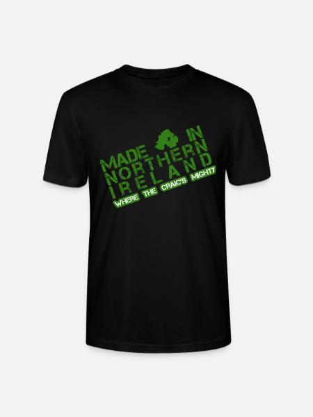 Made in Northern Ireland - Stanley/Stella CRAFTER Unisex Organic T-Shirt - black