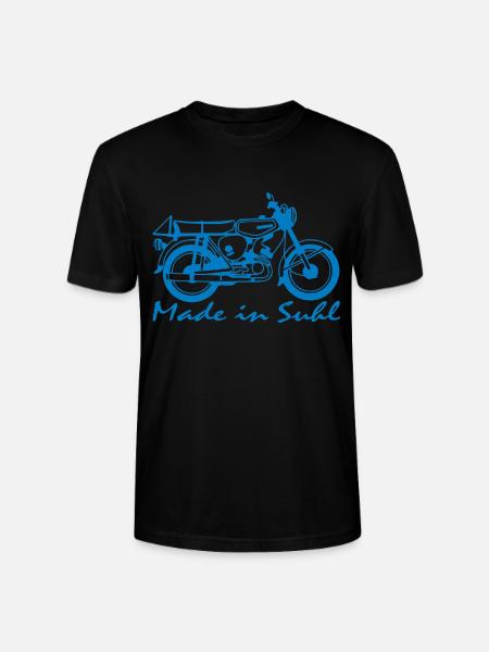 Simson S51 Made in Suhl - Stanley/Stella Unisex Bio-T-Shirt CRAFTER - Schwarz