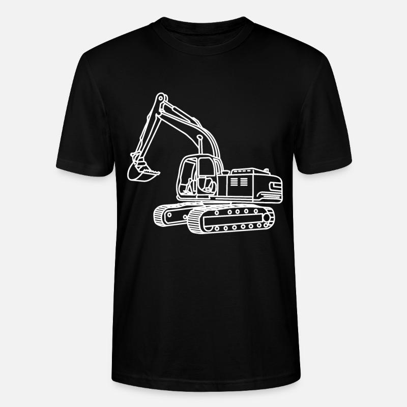 Bagger Fahrer - Stanley/Stella Unisex Bio-T-Shirt CRAFTER - Schwarz