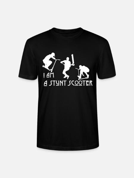 Scooter Tretroller Geschenk - Stanley/Stella Unisex Bio-T-Shirt CRAFTER - Schwarz