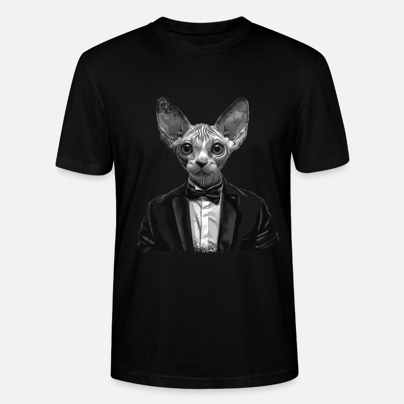 Chef Cat - T-shirt bio CRAFTER Stanley Stella Unisexe - noir